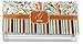 YouCustomizeIt Orange Blue Swirls & Stripes Vinyl Checkbook Cover (Personalized)