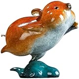 Realizzato in ottone, questo ornamento vanta una lavorazione artigianale squisita e una qualità superiore, che lo rendono un'aggiunta versatile a qualsiasi spazio, che sia il soggiorno, l'ingresso, lo studio o la sala da tè.