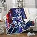 LIFUQING Couette Hatsune Miku Couverture Épaisse Double Peluche Couverture en Microfibre Enfants-130X150Cm
