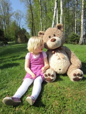 Sweety Toys 3785 XXL Riesen Teddy Teddybär Bär Plüschbär Willi super süss Teddybär 90 cm Willibär Kuschelbär – Bild 3