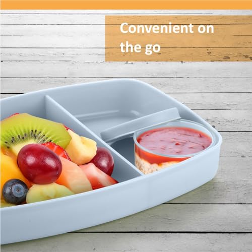 Image of Signoraware Nano BPA Free Plastic Container Set (40mlx4 | Set of 4 | EBlue)