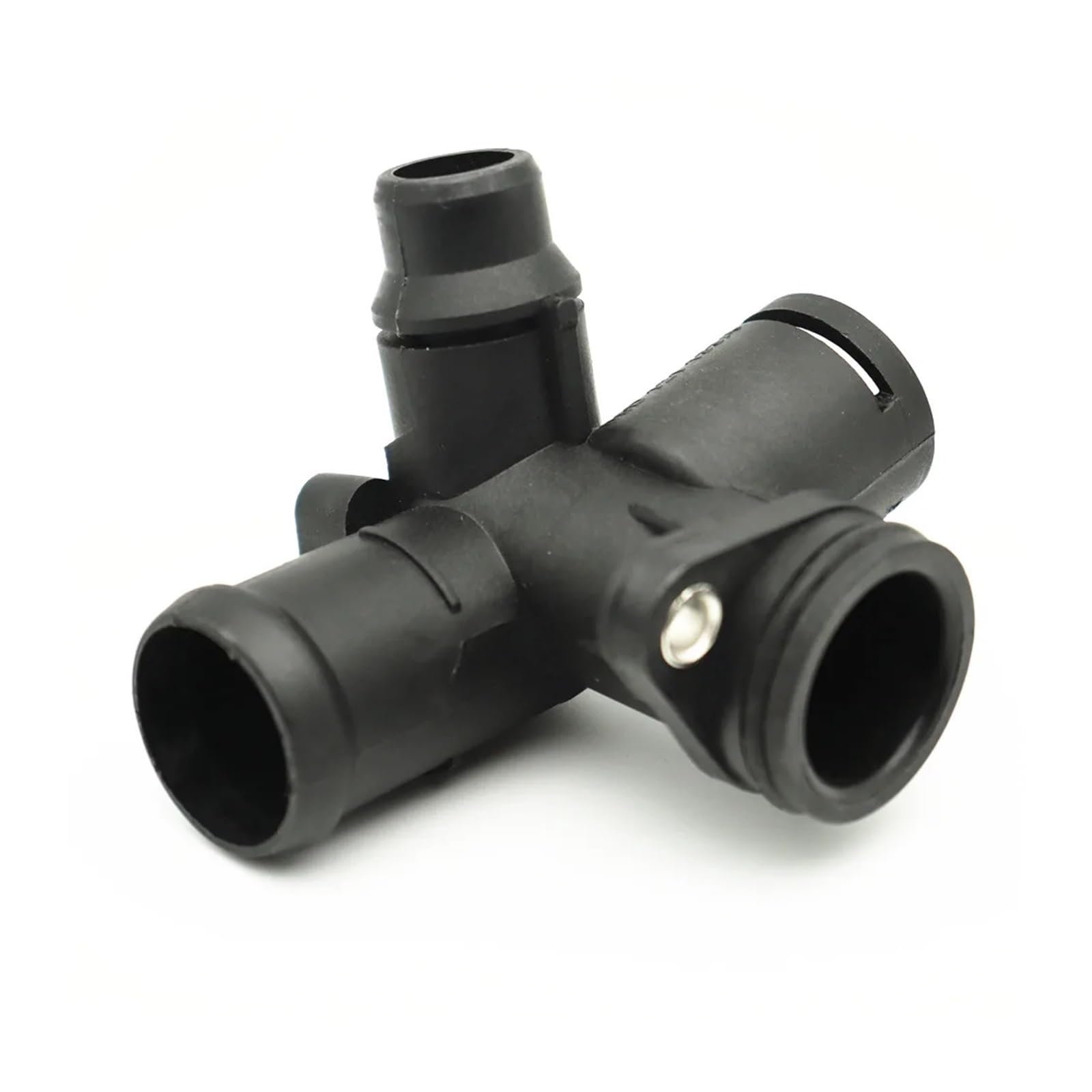 LUOWEINA Coolant Flange Water Hose Connector, Fit for A4, S4 A6 S6 Avant Quattro 2.0L 06D121133A 06D121132C 06D121132A Turbo(Plastic 1Pcs)
