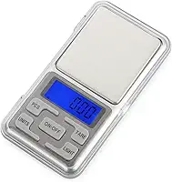Mini Balança Digital Precisão Pesa 0,1 grama até 500 gramas Portátil Bolso Eletrônica Pesa até 500g Joia Diamante Ouro Prata Metal