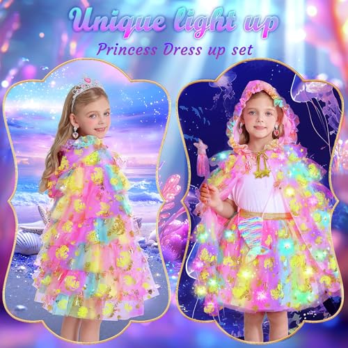 Disfraz Princesa Sirena para Niñas 3-8 años miniatura 4