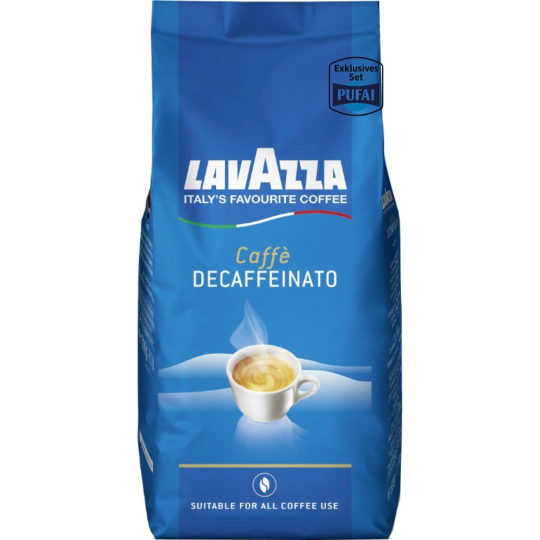 Lavazza Caffe Crema Decaffeinato Bohne Bohnen Coffee Kaffee 500 gramm x 5 STÜCK