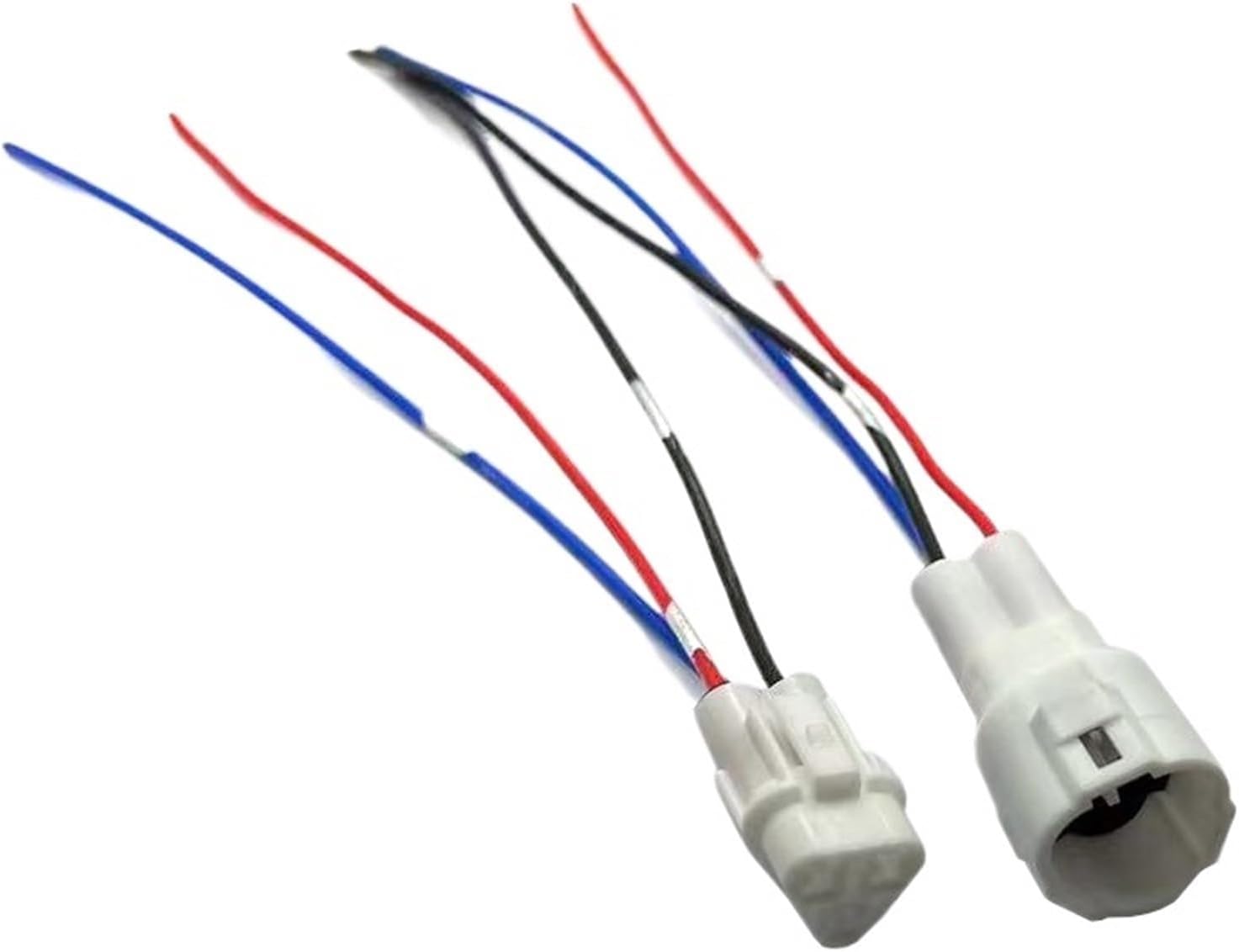1/5/10/20 Sets 2.2 Series 6187-3231 6180-3241 Sealed 3 Pin Car Waterproof Connector Male Female Plug(Brown,20 S)