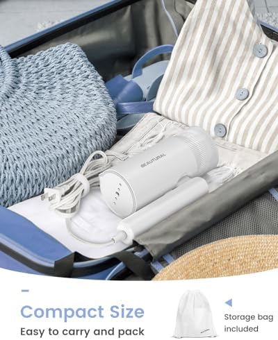 BEAUTURAL Travel Steamer for Clothes, Portable and Handheld, 1000 Watts - 2