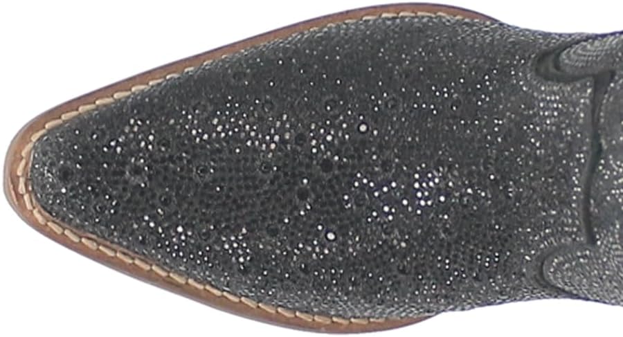 Dingo Womens Silver Dollar Rhinestone Round Toe Pull On Casual Boots Mid... - Picture 14 of 20