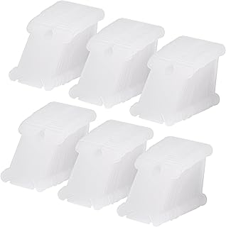 Plastic Floss Bobbins, 150 Plastic Bobbins(Transparent), Embroidery Floss Cards for Cross Stitch Thread Craft DIY Sewing Storage, Hard Floss bobbins
