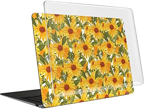 Skinit Case + Skin Compatible with MacBook Air 13in M1 (2021) - Bouffants and Broken Hearts Sunflowers Design
