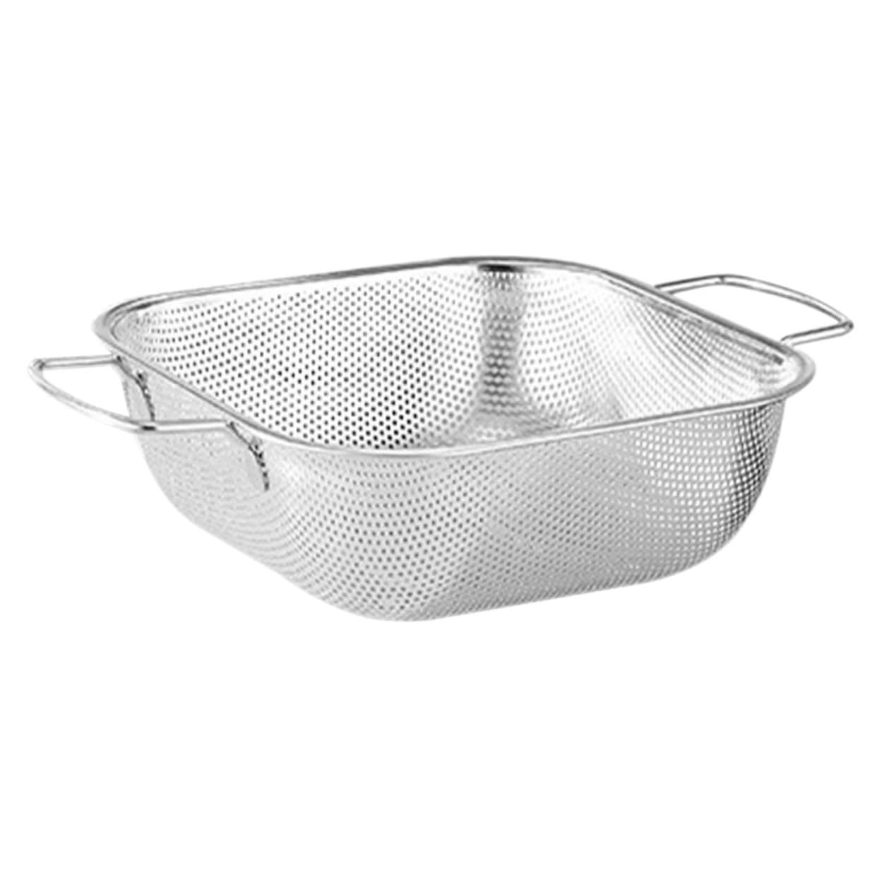 Colador Inoxidable Con Escurridor Para Pasta Cesta Drenante Multifuncional Para Cocina y Lavavajillas
