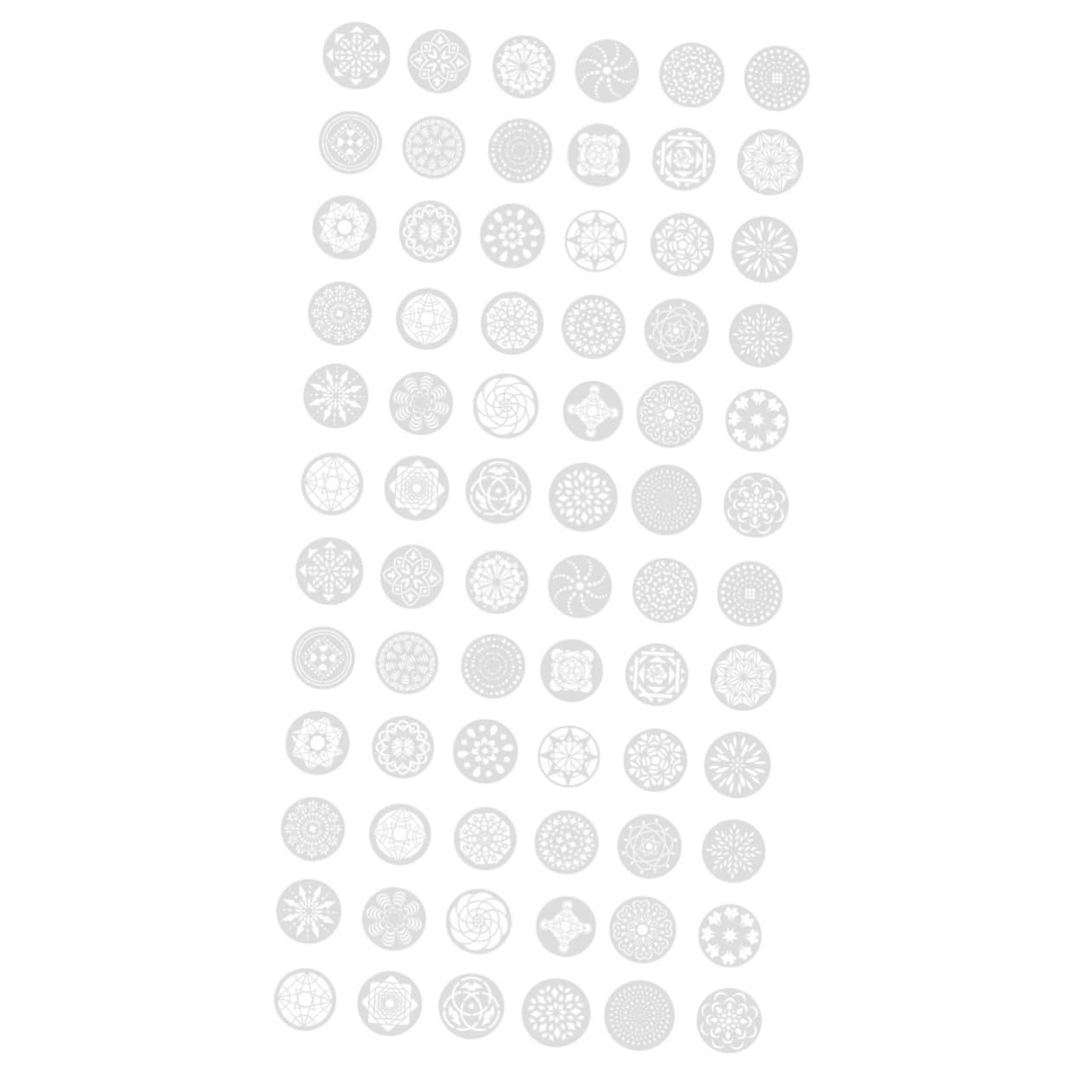 HOODANCOS 84stücke Teiliges Mandala Malerei Schablonen Aus Flexiblem Pet-material Wiederverwendbare Schablonen Für Kreative Und Möbelgestaltung Geeignet Für Verschiedene Oberflächen