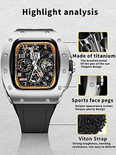 Bracelet alliage titane Apple Watch 44mm évite rayures boîtier robuste