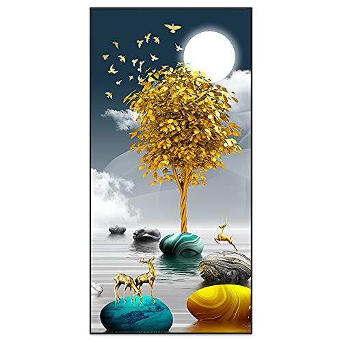 Kit Diamant Peinture par Numéro Pont de Pierre Broderie Strass 40x80
