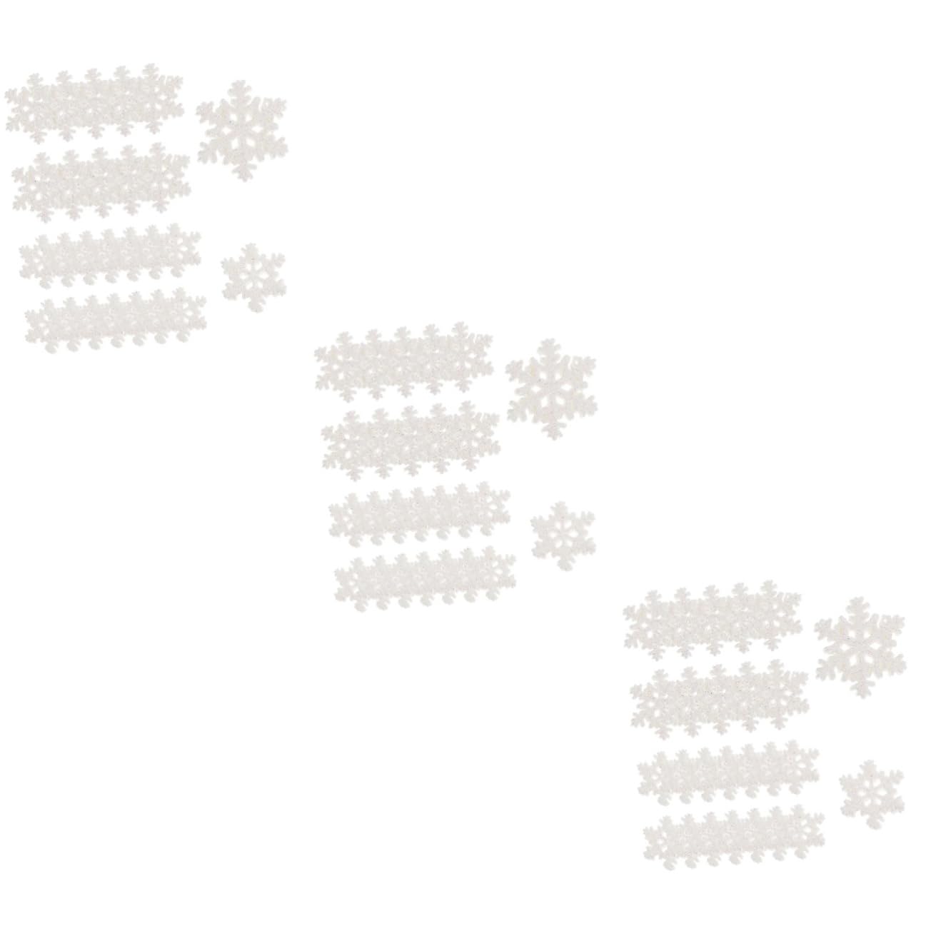 NUOBESTY 300 Pz fiocco di neve micro paesaggio fiocco di neve artigianale fai da te decorazioni natalizie con di decorazioni invernali albero natale di in resina