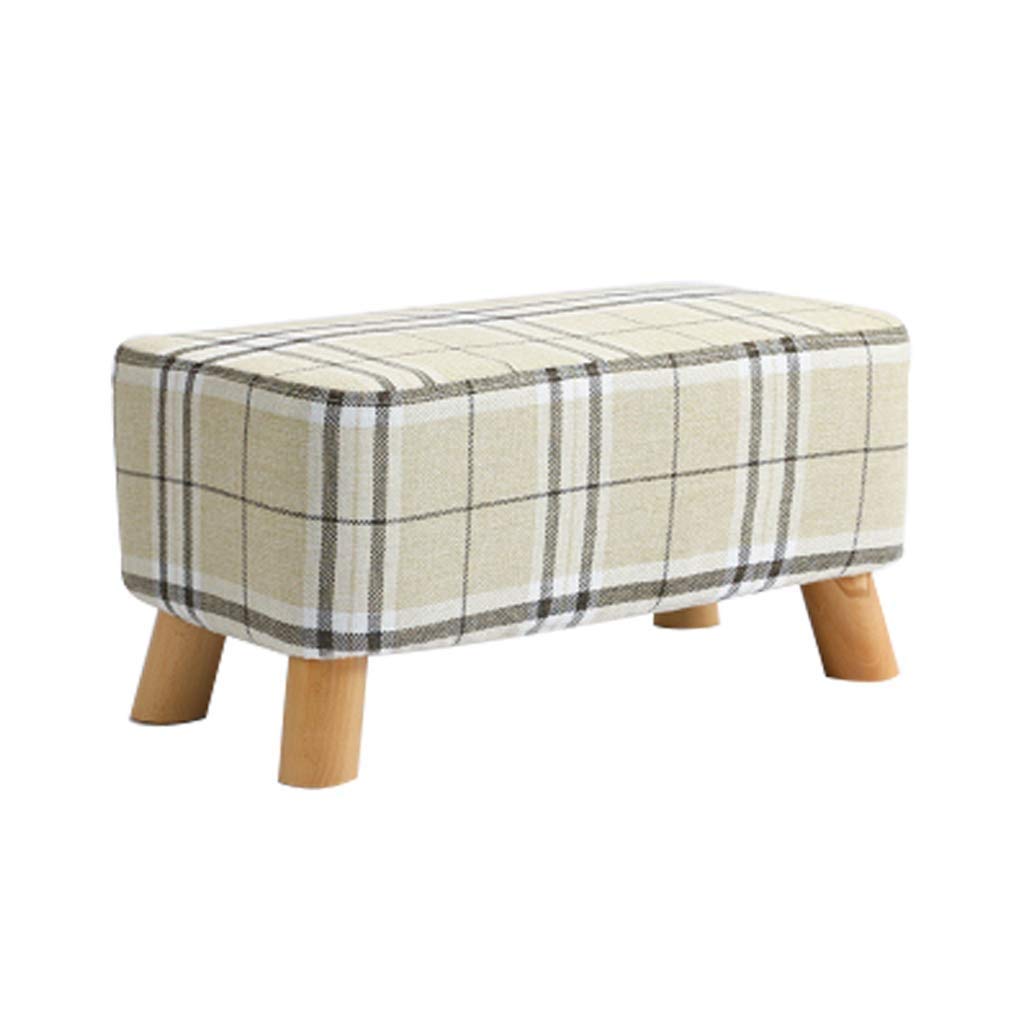 Tabouret de chaise moyen pour soulager les jambes avec coffre de rangement de salon