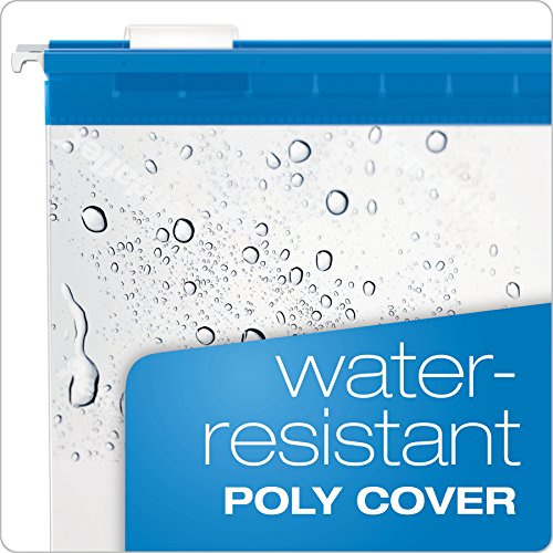 Pendaflex-55708-Poly-Hanging-File-Folders-15-Tab-Letter-Assorted-Colors-Box-of-25