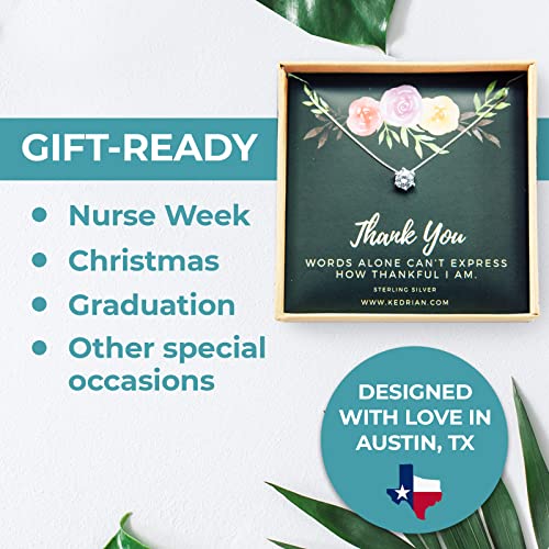 KEDRIAN Aunt Necklace, 925 Sterling Silver Aunts Pendant Necklaces, Best Aunt Gifts From Niece And Nephew, Mothers Day Gifts For Aunt, Best Aunt Ever Gift Jewelry, Best Aunt Jewelry,To My Aunt Jewelry2