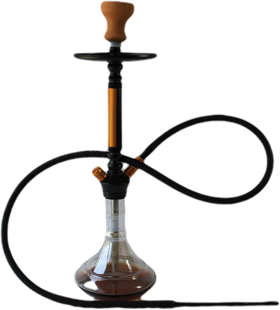 GIZA Nargile- Arabic Traditional & Morden Hookah sets (Shisha sets), model no.L11, Metal and Silicon materials in Random colour, Gift Box with Full Hookah Accessories