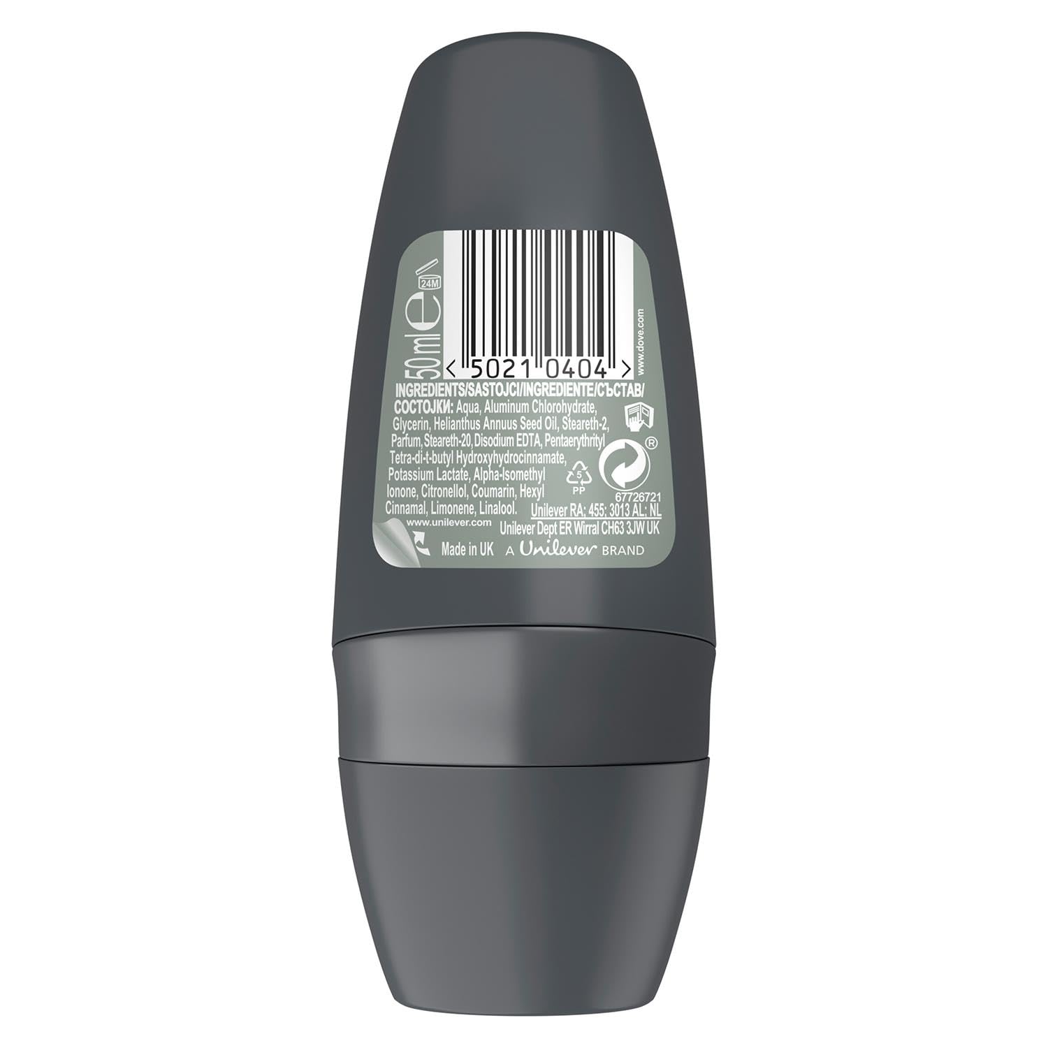 DOVE Deo Homme Roll On Men Care Clean Comfort 50 ml