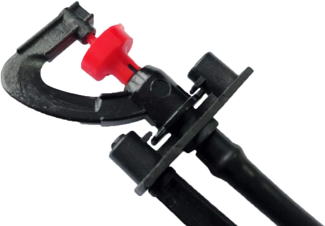 sky-w G-Type 360-degree Rotary Sprinkler Kit (Pack of 10, Red)