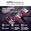 Akai Professional MPK Mini Plus - USB MIDI Keyboard Controller with 37 Mini Keys, 8 MPC Pads, Sequencer, MIDI/CV/Gate I/O, Music Production Software and Native Instruments Sound Package #1