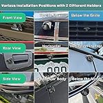 HD Backup/Front/Side View Camera, GreenYi AHD 720P Reverse Rear Cam for Car, SUV, RV, Trailer, Camper, Van, Pickup, Metal Shell, Adjustable Fisheye Lens, 170 Degrees Viewing Angle(Black) - Image 5