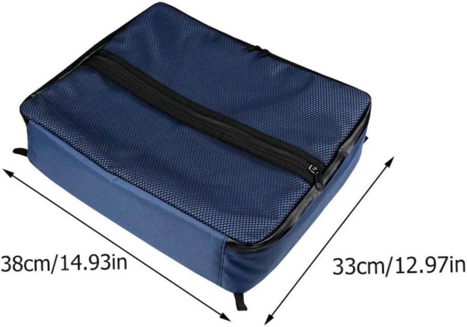 Oxford Fabric Cooler Bag Mesh Pocket Reusable Ice Pack Storage for Beach and Pool