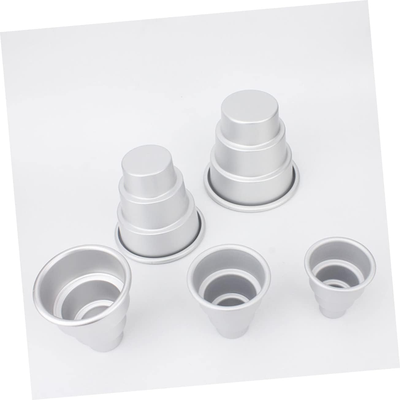 3sets Cake Non Stick Pudding Jelly Baking Bakeware for Cupcakes and Desserts Easy to Clean and Store Baking Supplies 4pcs*3