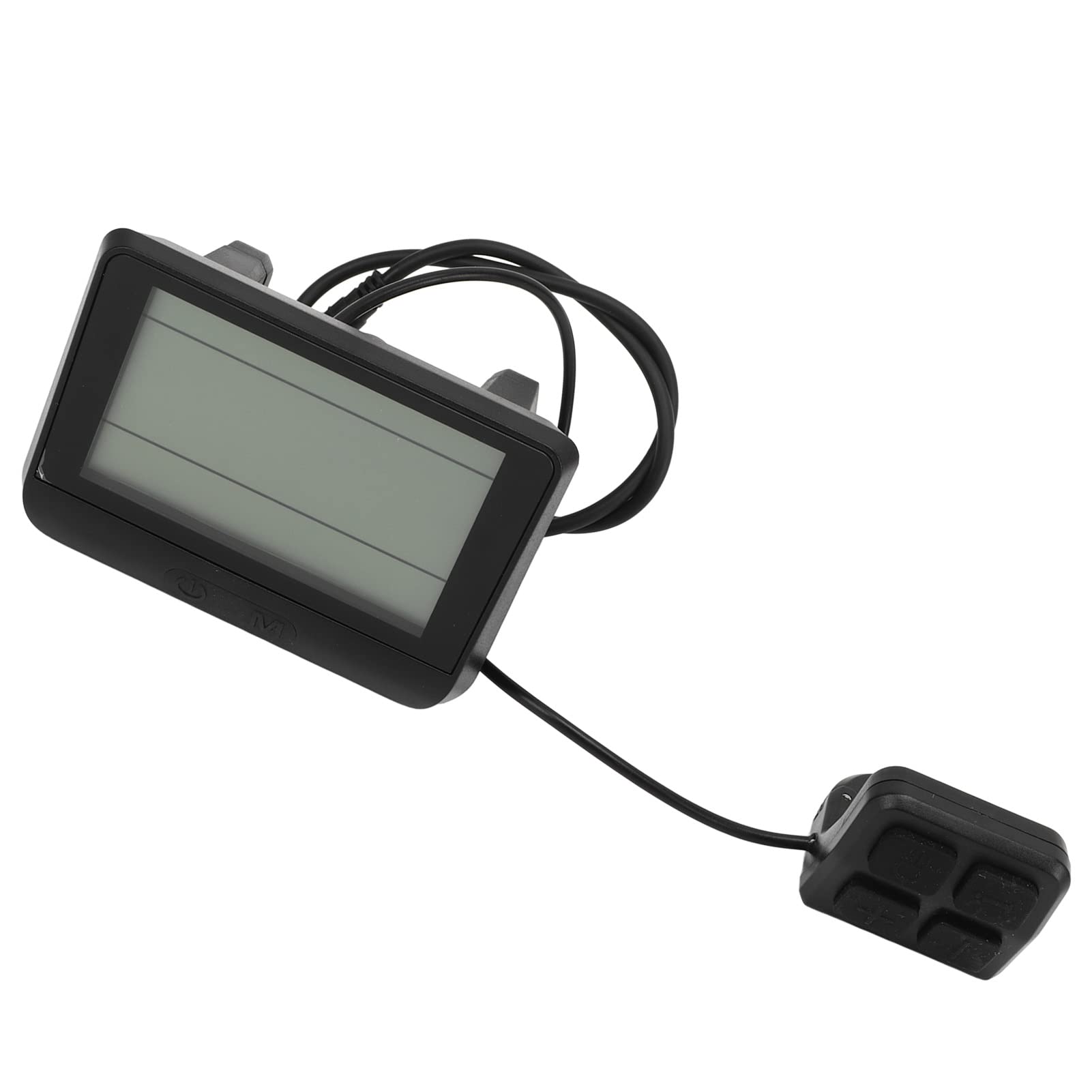 Jeanoko Panel Wyświetlacza Roweru Elektrycznego Uniwersalny Wodoodporny Miernik ABS LCD do Rowerów Elektrycznych 24V 36V 48V Lekka, Przezroczysta funkcjonalność