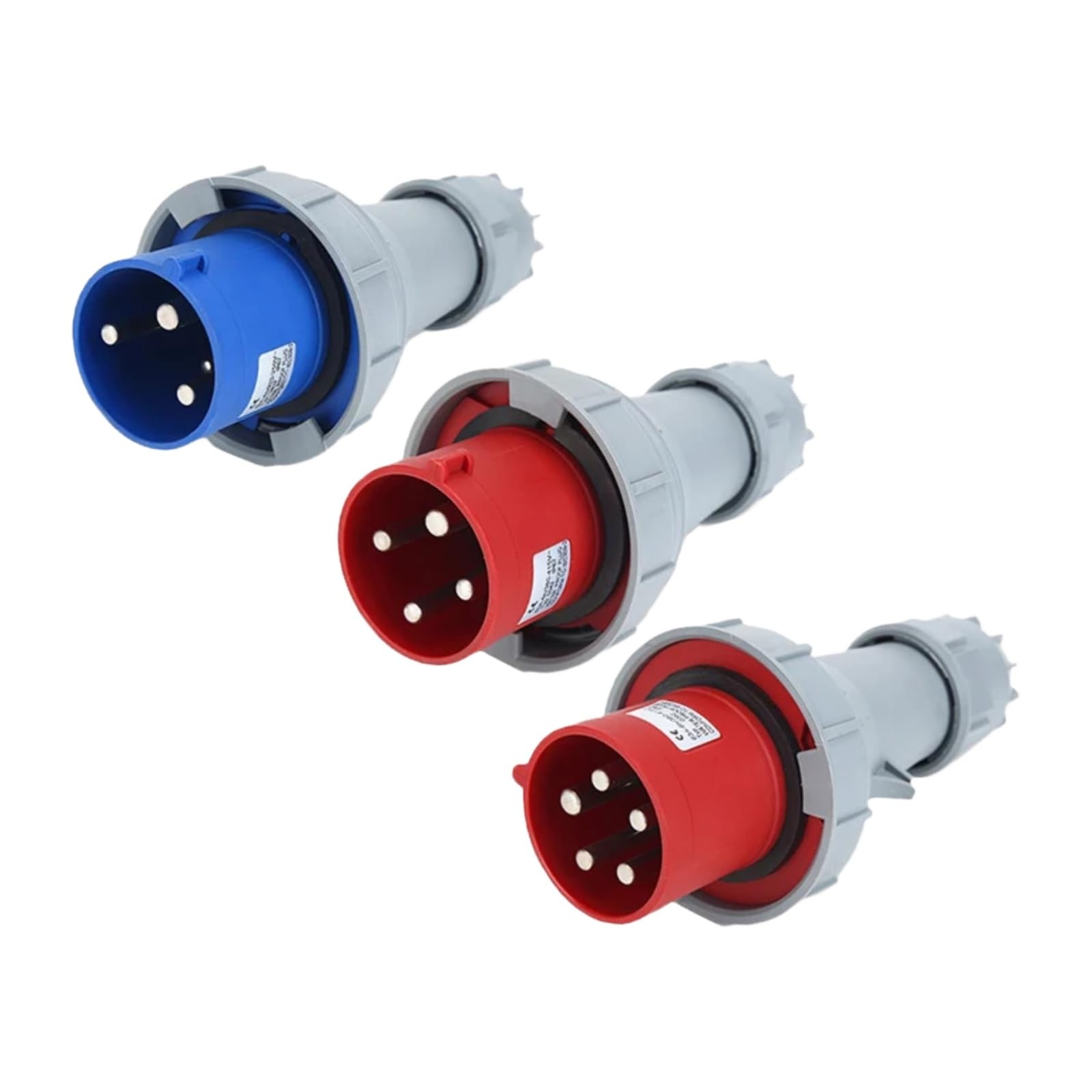 Toma de corriente industrial IP67 de 63A y 5P con protección total ante agua y polvo