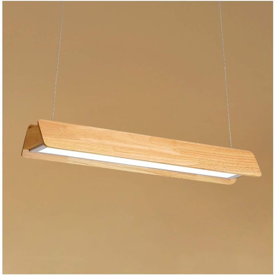Light Lamp Chandelier Nordic Solid Wood Dining Room Bedroom Pendant Light Simple Modern Bar Cafe Corridor Led Lights [Energy Class a +]
