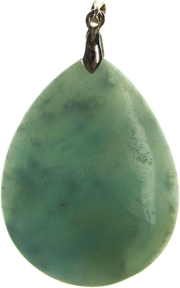 Bead Collections 41251 Amazonite Tear Drop Pendant, 40mm
