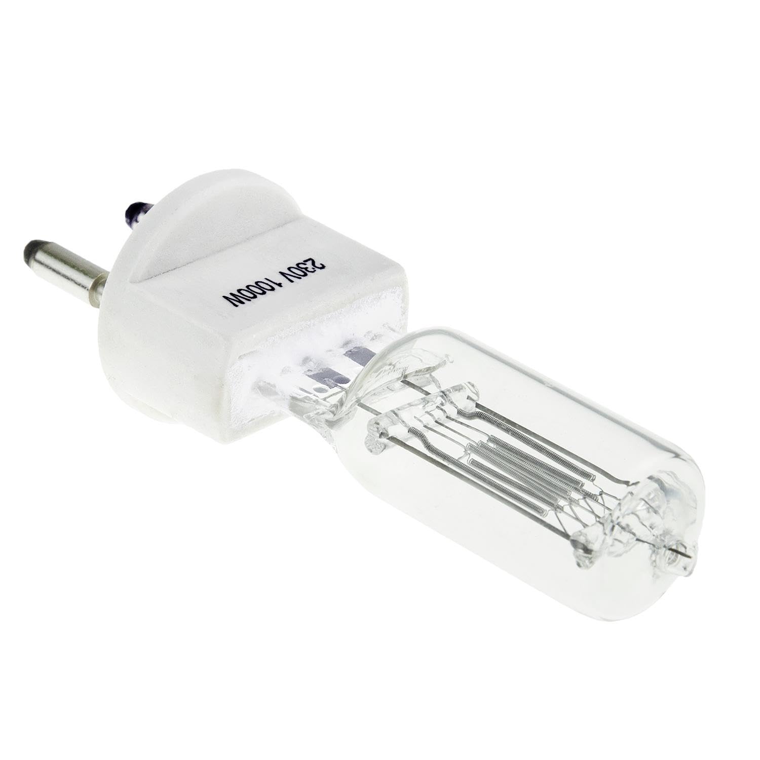 5X Bombilla Halógena de Tungsteno Fresnel 1000W, Lámparas Halógenas, Luz Cálida 3200K 230V, Luz de Tungsteno Fresnel Continua para Fotografía de Productos, Películas, Publicidad