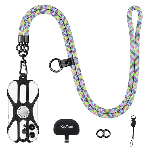 Universal Cell Phone Lanyard: Adjustable Crossbody Cell Phone 1 Pack Black - Photo 21 sur 49