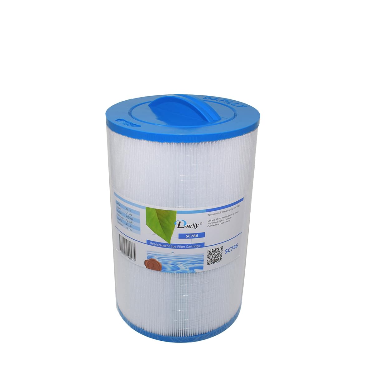 Darlly SC786 Hot Tub Filter Caldera 50 sqft Filter Replaces Unicel C-7350, Pleatco PCD50N, 70511, and Magnum CA50