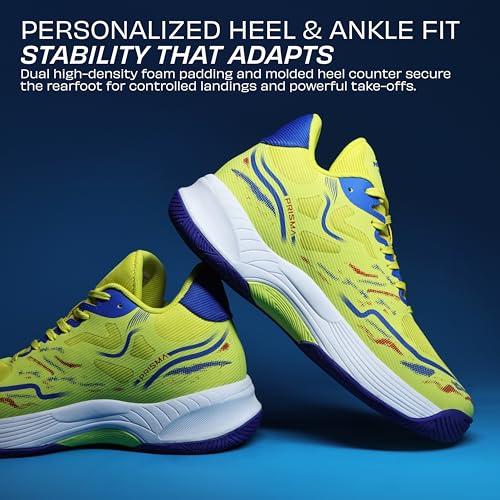 Image of Nivia Prisma Basketball Shoes for Men & Women with Seamless TPU & Mesh Upper, TPU Heel Stability Frame and Grippy Rubber Outsole for Indoor & Outdoor Court Play