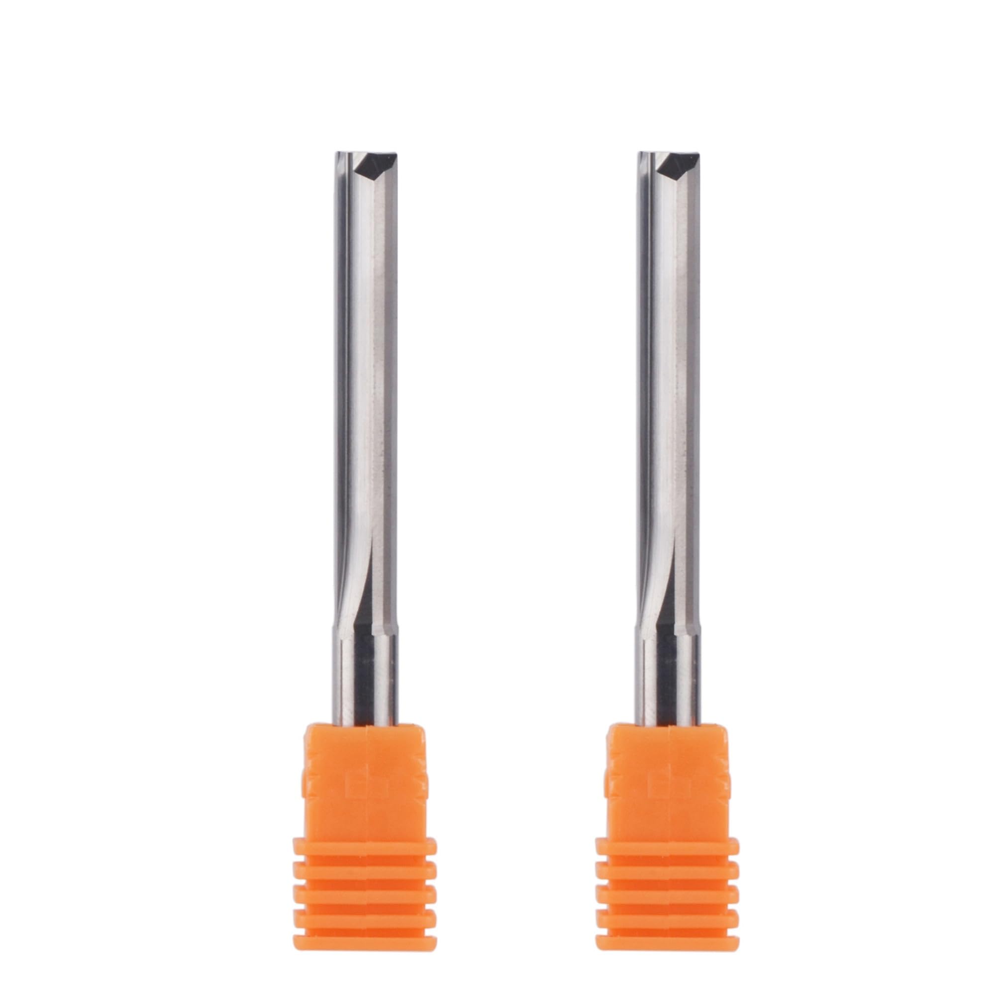 2 szt. Frezy z węglika wolframu - chwyt 3,175 mm, 4 mm, 6 mm, 8 mm 2-ostrzowe proste frezy szczelinowe do grawerowania(ST2F-D6.0-L52)