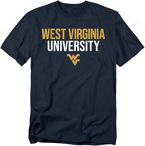 Miniatura 74 de LOGOVISION Official Collegiate Distressed Stacked Short Sleeve Unisex for Men & Women T Shirt Collection 3