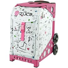 ZUCA Bag SK8 Insert & Pink Frame w/Flashing Wheels