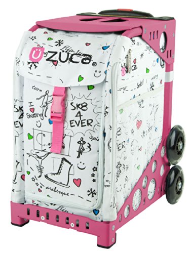 ZUCA Bag SK8 Insert & Pink Frame w/Flashing Wheels