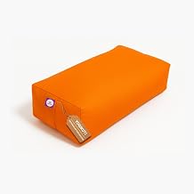 Yogikuti Rectangular Yoga Bolster | Premium Support Cushion for Restorative Yoga, Meditation, Stretching, Spine Alignment, Pranayama & Relaxation | Removable Washable Cover