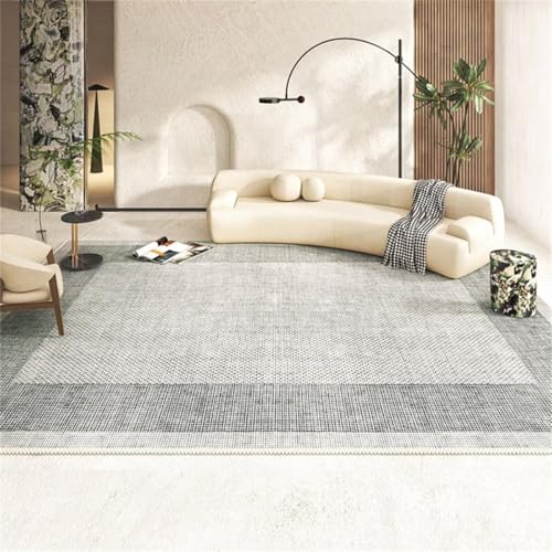 RUGMRZ Fleckerlteppich Weihnachtsteppich Grauer einfacher Wohnzimmerteppich Sofazubehör pflegeleicht waschbar Couch Klein Für Jugendzimmer 50X80CM