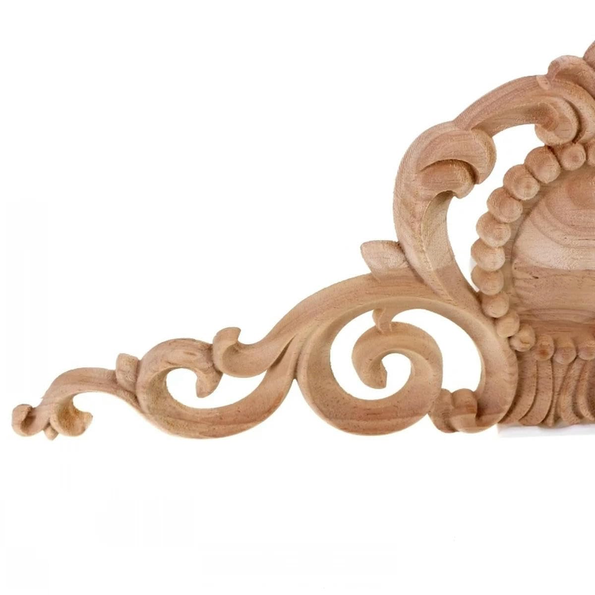 Rzeźbione w drewnie Onlays drewniane rzeźbione naklejki narożne aplikacje rama drzwi ścienne rzeźba w drewnie dekoracyjne drewniane figurki vintage wystrój domu 2 szt. 37,5 * 13,5 cm