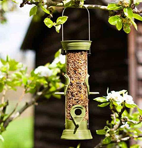 Smart Garden Hanging Supreme Seed Bird Feeder 30cm Holds 510g Durable Chapelwood