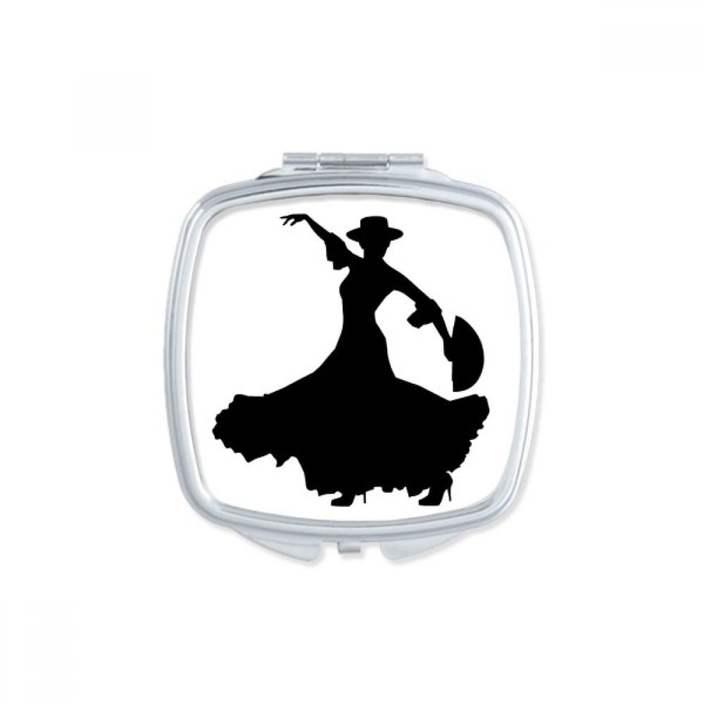 Miroir portable fan dancer fini les retouches ratées avec ce miroir mignon
