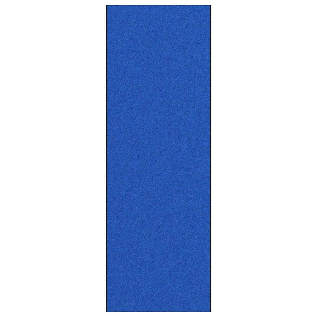 Paillasson bleu et noir antidérapant 120x350 cm pour éliminer les traces de boue