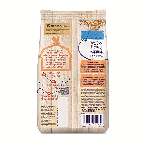 Cereal Infantil, Seleção Da Natureza, 5 Cereais com Quinoa, Mucilon, 180g