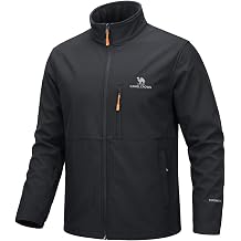 Men's Lightweight Softshell Jacket Windbreaker Soft Shell Coat Outdoor