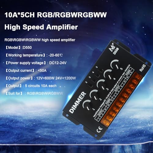 Controlador D550 para iluminación ambiental multicolor LED 4
